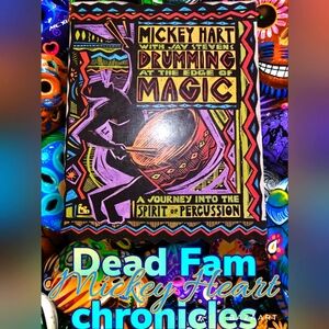 ‼️3 for $25 - Drumming at the edge of magic by Mickey Heart Greatful Dead